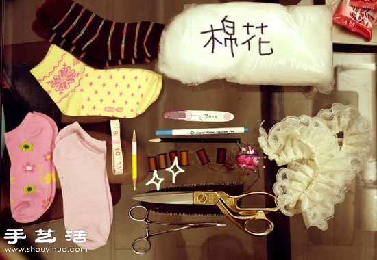 長耳兔襪子娃娃 襪子制作兔子玩偶圖解教程 -  rpnrmr.com