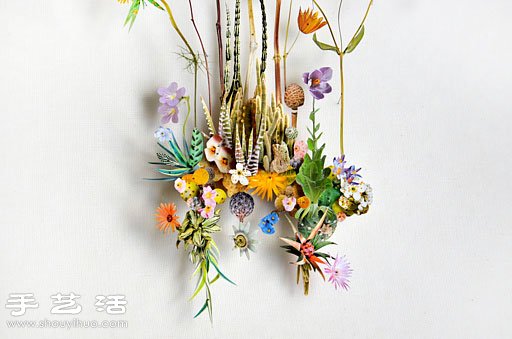 植物花草拼貼DIY美麗如詩的裝飾畫 -  rpnrmr.com