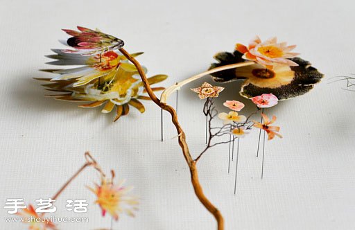 植物花草拼貼DIY美麗如詩的裝飾畫 -  rpnrmr.com