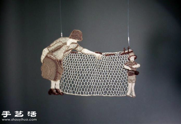 Dorie Millerson的手工編織雕塑作品欣賞 -  rpnrmr.com