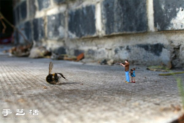 Slinkachu的小小人模型街頭涂鴉藝術(shù) -  rpnrmr.com