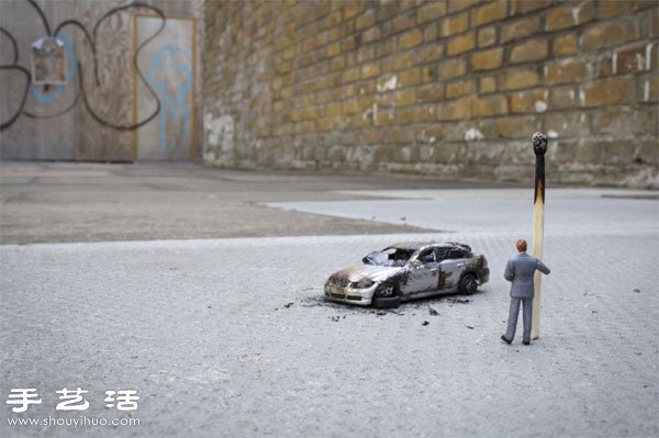 Slinkachu的小小人模型街頭涂鴉藝術(shù) -  rpnrmr.com