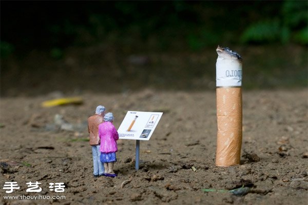 Slinkachu的小小人模型街頭涂鴉藝術(shù) -  rpnrmr.com