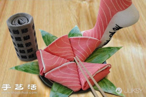 日本人發(fā)明的創(chuàng)意生魚片壽司襪子 -  rpnrmr.com