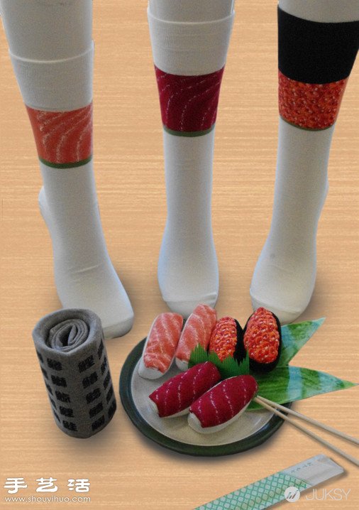 日本人發(fā)明的創(chuàng)意生魚片壽司襪子 -  rpnrmr.com