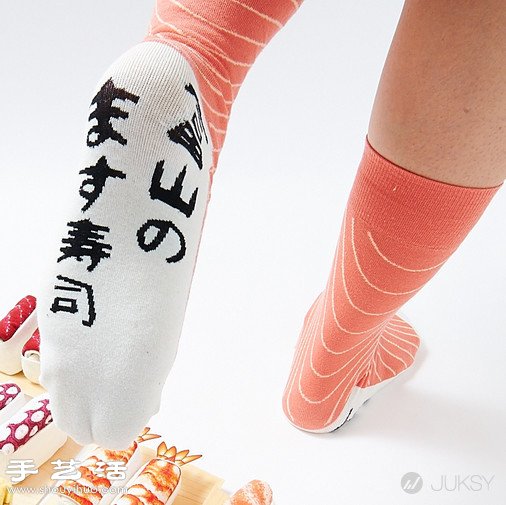 日本人發(fā)明的創(chuàng)意生魚片壽司襪子 -  rpnrmr.com