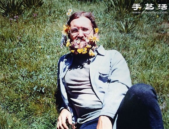 男人胡子上插花你見過沒？ -  rpnrmr.com