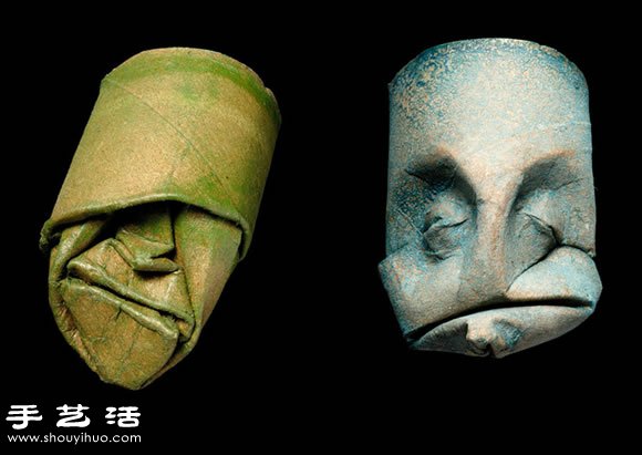 衛(wèi)生紙卷筒變廢為寶DIY人物臉譜 -  rpnrmr.com