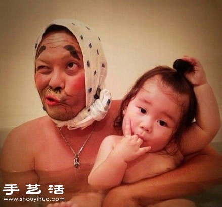 父女親子照，這個老爸實在太拼了！ -  rpnrmr.com