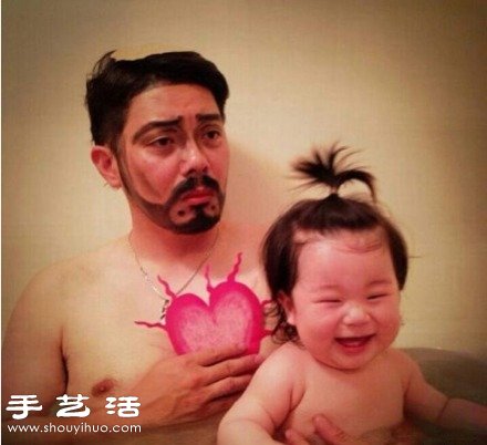 父女親子照，這個老爸實在太拼了！ -  rpnrmr.com