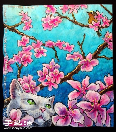 有愛媽媽為孩子們創(chuàng)作的餐巾紙畫 -  rpnrmr.com