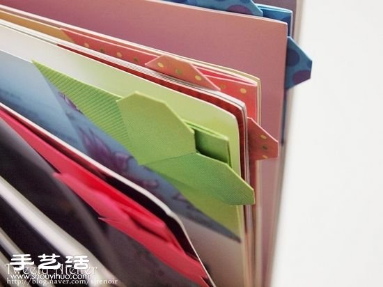 新穎的心形書簽/折紙書簽手工制作圖解教程 -  rpnrmr.com
