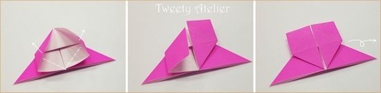 新穎的心形書簽/折紙書簽手工制作圖解教程 -  rpnrmr.com