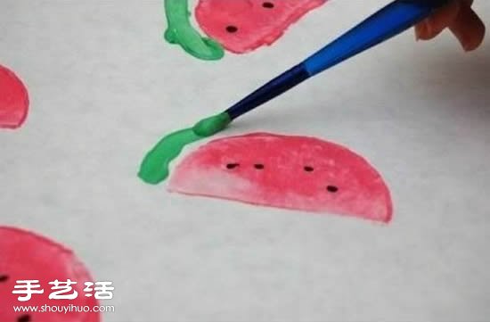 自制西瓜圖案包裝紙 土豆創(chuàng)意DIY包裝紙 -  rpnrmr.com
