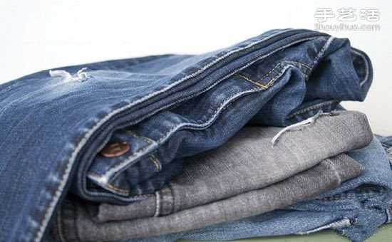 牛仔褲改造DIY手工制作漂亮收納筐 -  rpnrmr.com