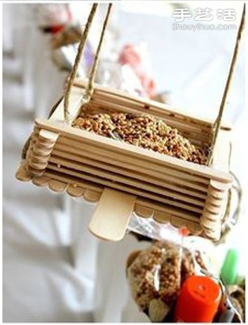 簡(jiǎn)單小手工：冰棒棍制作花盆/收納筐/吊籃 -  rpnrmr.com