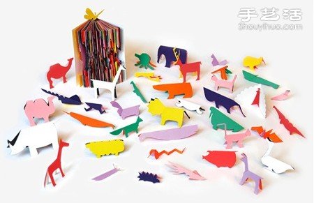 舊書本雜志DIY手工制作充滿創(chuàng)意剪影書 -  rpnrmr.com