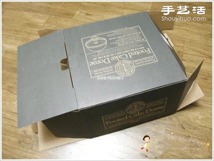 廢舊紙箱廢物利用手工制作漂亮臺(tái)燈圖解教程 -  rpnrmr.com