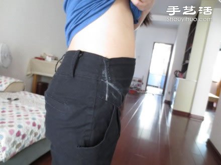 自制孕婦褲 孕婦褲長(zhǎng)褲手工制作圖解教程 -  rpnrmr.com