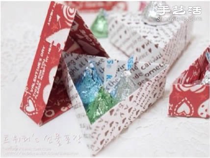 三角形紙盒包裝盒糖果盒子的折法 -  rpnrmr.com