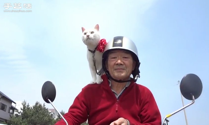 日本版搭肩貓龍之介和可愛老爺爺?shù)男腋Ｉ?-  rpnrmr.com