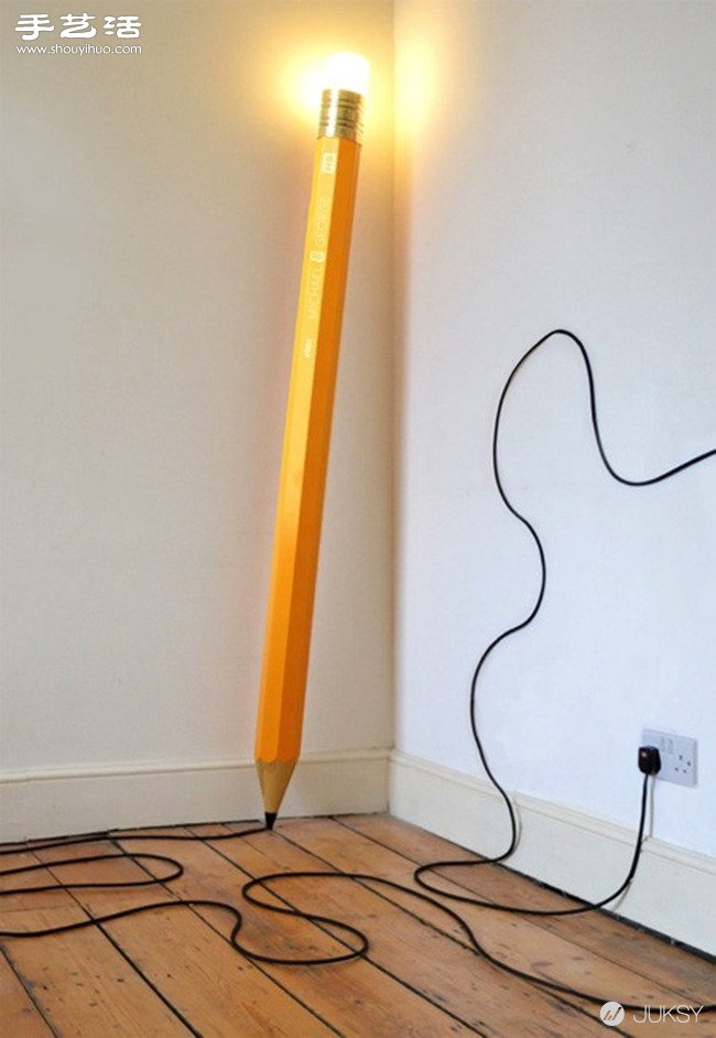 純手工制作創(chuàng)意鉛筆造型燈具——HB LAMP -  rpnrmr.com