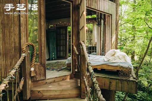 童年幻想的夢幻樹屋 森林中的秘密基地！ -  rpnrmr.com