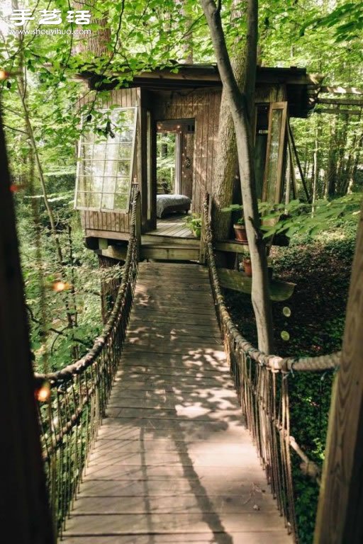 童年幻想的夢幻樹屋 森林中的秘密基地！ -  rpnrmr.com