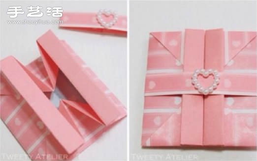 折紙結(jié)婚請(qǐng)柬 結(jié)婚請(qǐng)柬的折法教程 -  rpnrmr.com