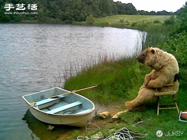 「對不起，我是人」可愛大黑熊生活照 -  rpnrmr.com