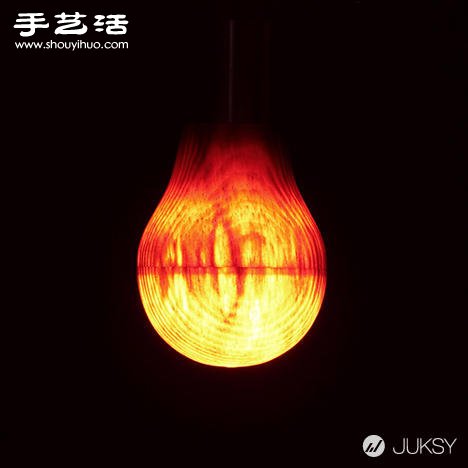 日本藝術(shù)家打造能透出燈光的超薄木頭燈泡 -  rpnrmr.com