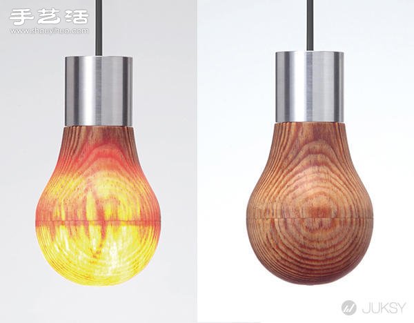 日本藝術(shù)家打造能透出燈光的超薄木頭燈泡 -  rpnrmr.com