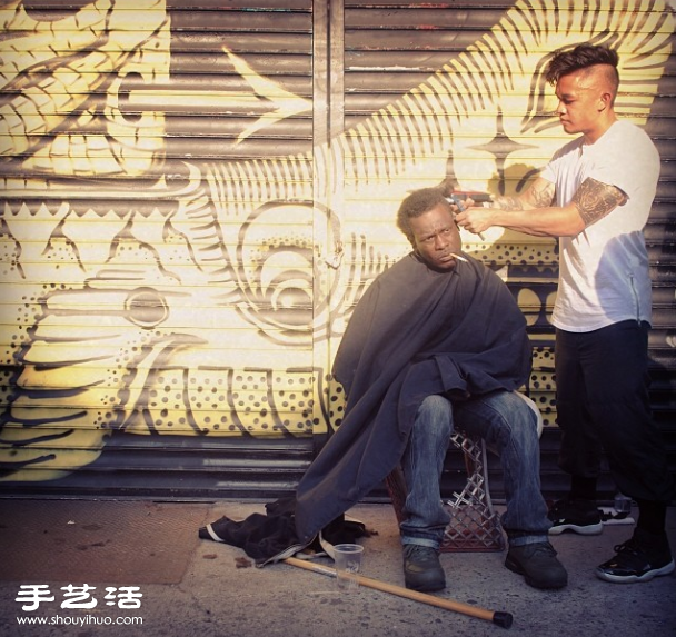 紐約街頭游走的善心理發(fā)師 Mark Bustos -  rpnrmr.com