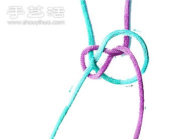 雙線紐扣結(jié)的編法圖解 -  rpnrmr.com