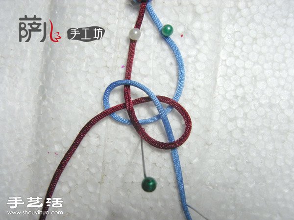 兩根繩子蛇結(jié)手繩的編法圖解 -  rpnrmr.com