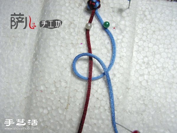 兩根繩子蛇結(jié)手繩的編法圖解 -  rpnrmr.com