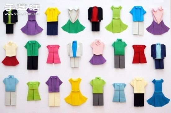 漂亮的折紙衣服圖解教程大全 -  rpnrmr.com