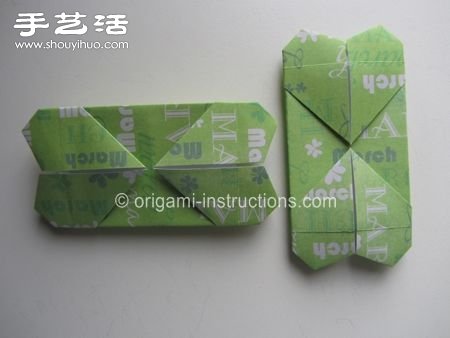 兩張紙折紙四葉草 四葉草的折法圖解教程 -  rpnrmr.com