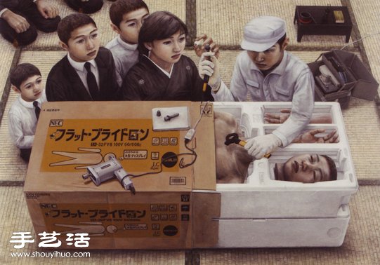 日本超現(xiàn)實(shí)主義畫家石田徹也繪畫作品欣賞 -  rpnrmr.com