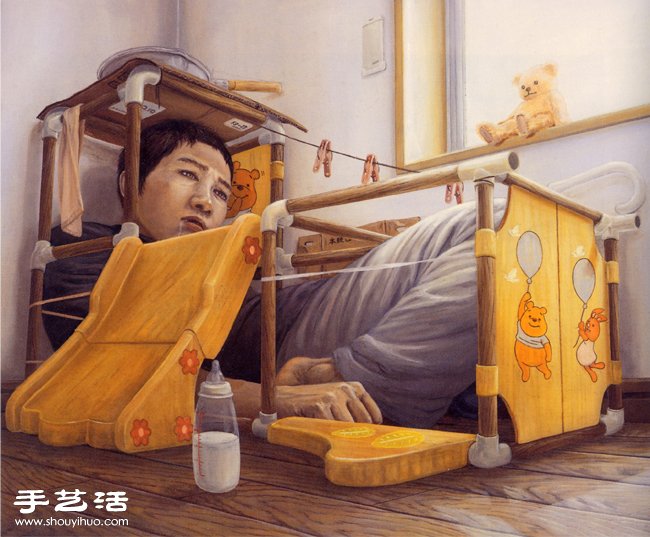 日本超現(xiàn)實(shí)主義畫家石田徹也繪畫作品欣賞 -  rpnrmr.com