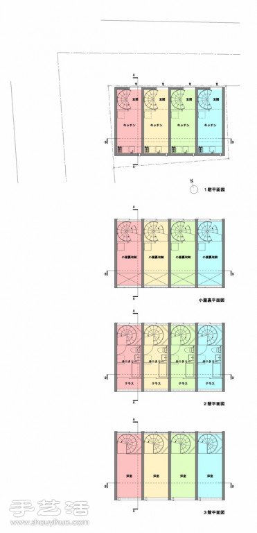 日式簡(jiǎn)約風(fēng)格回旋梯直立式平房裝修設(shè)計(jì) -  rpnrmr.com