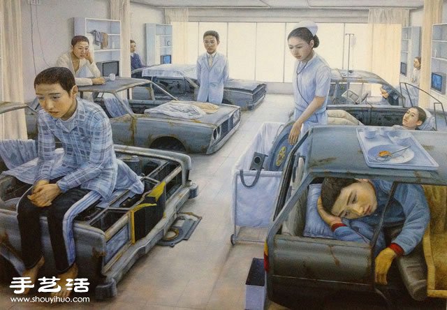 日本超現(xiàn)實(shí)主義畫家石田徹也繪畫作品欣賞 -  rpnrmr.com