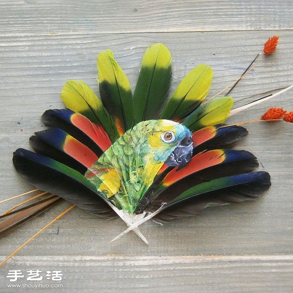 充滿靈魂的印地安風(fēng)格羽毛畫手工藝品 -  rpnrmr.com