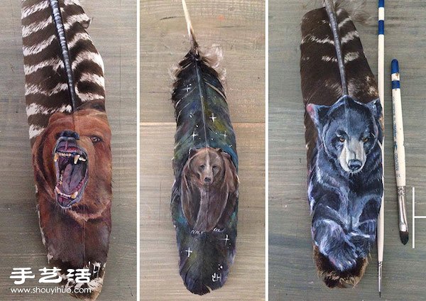 充滿靈魂的印地安風(fēng)格羽毛畫手工藝品 -  rpnrmr.com