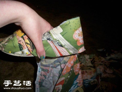 舊布鞋改造利用 DIY時尚田園風(fēng)布藝美鞋 -  rpnrmr.com