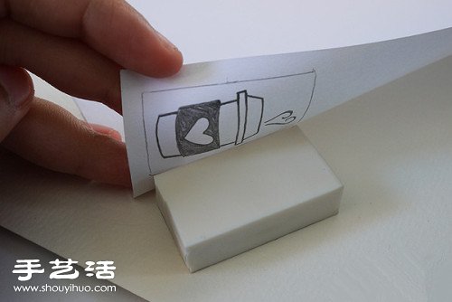 橡皮章教程：手工制作咖啡杯圖案印章 -  rpnrmr.com
