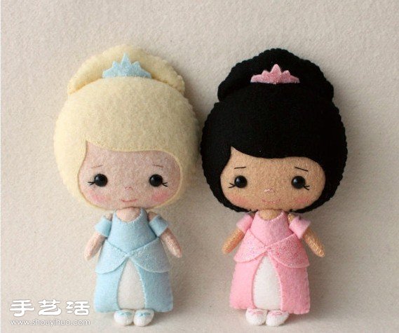很可愛(ài)的手工不織布娃娃作品欣賞 -  rpnrmr.com