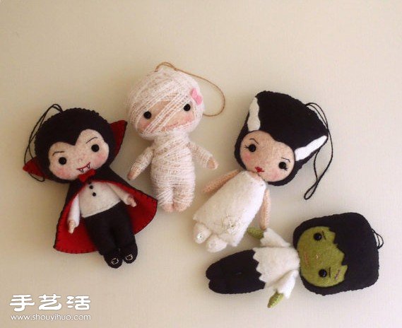 很可愛(ài)的手工不織布娃娃作品欣賞 -  rpnrmr.com