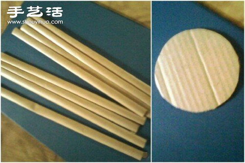 牛皮紙折紙手工制作圓形方形收納盒圖解 -  rpnrmr.com