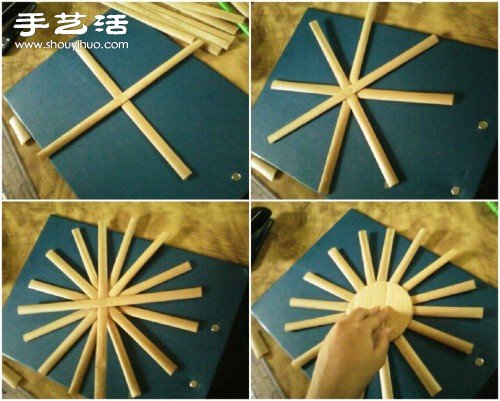 牛皮紙折紙手工制作圓形方形收納盒圖解 -  rpnrmr.com
